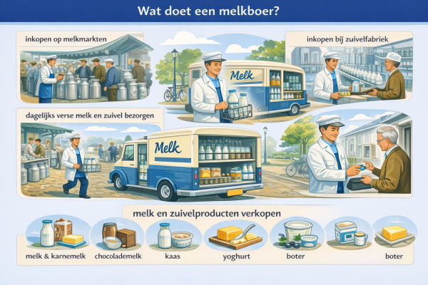 Wat doet een melkboer